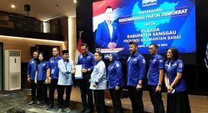 DPP Demokrat Memberikan Surat Rekomendasi Kepada, Ir. Jhon Hendri M.Si dan Usman. S. Sos. M.Si Maju Pilkada kabupaten Sanggau tahun 2024