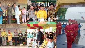 Pj. Bupati sanggau membuka festival Budaya Paraje PESAKA NEGERI XVI di istana surya negara.