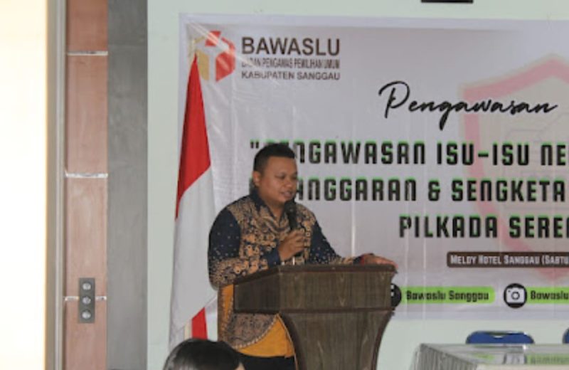 Baswaslu kabupaten sanggau mengajak masyarakat tangkal isu isu negatif pilkada 2024.