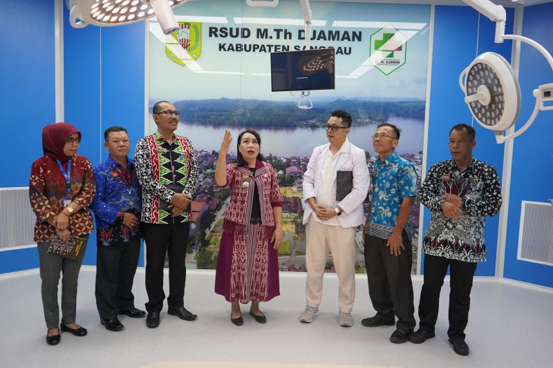 RSUD MTh Djaman. Kabupaten Sanggau di Tinjau Wakil Bupati Susana Herpana