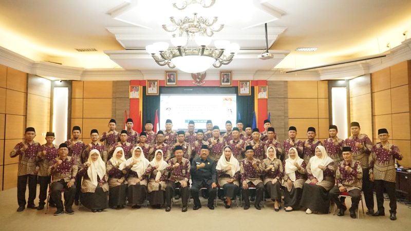 Dewan Hakim pengawas MTQ ke -33 ,mendapat ucapan selamat dari Bupati sanggau.